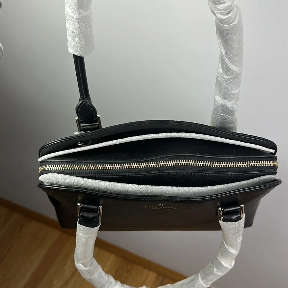NEW Kate Spade Green Street Small Mariella Leather Shoulder Purse Black Handbag